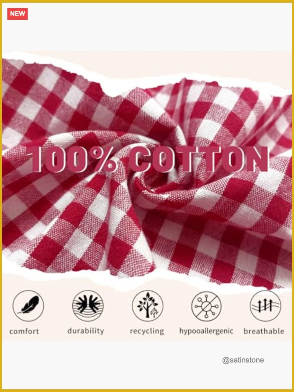 Women Cotton Gingham Button Down Blouse Slim Fit Sleeveless Top Shirt - Picture 4 of 7